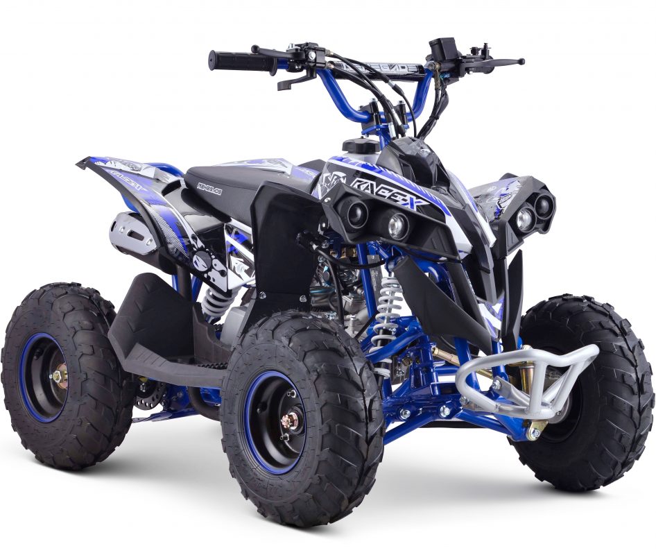 Pre Built Black & Blue 100cc 4-stroke Petrol Automatic Off Road Quad 