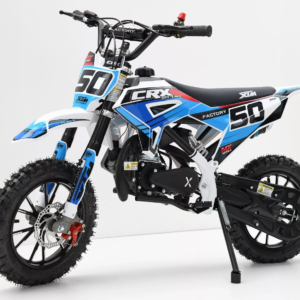 Blue Age 6-12 Chunky Tyre 49cc Petrol Compact Dirt Bike 4