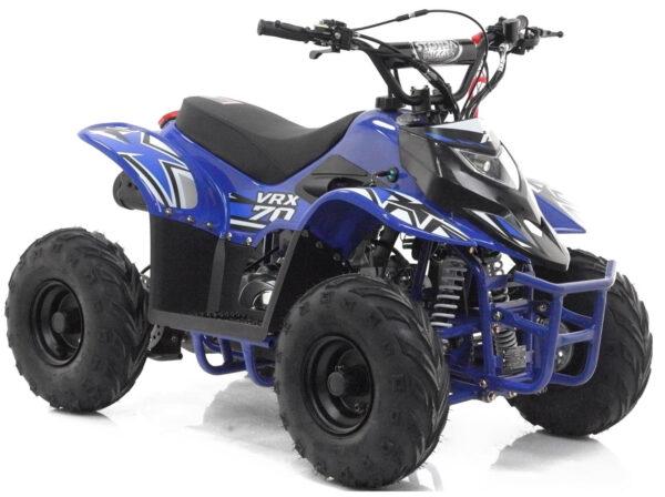 Stormz Kids Blue 70cc Automatic Petrol Engine Quad Bike 6-10 8