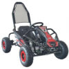 Black 100cc Mud Monster Kids Petrol Go Kart