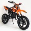 6-12 Kids Orange Haze Chunky Tyre 49cc Petrol Dirt Bike